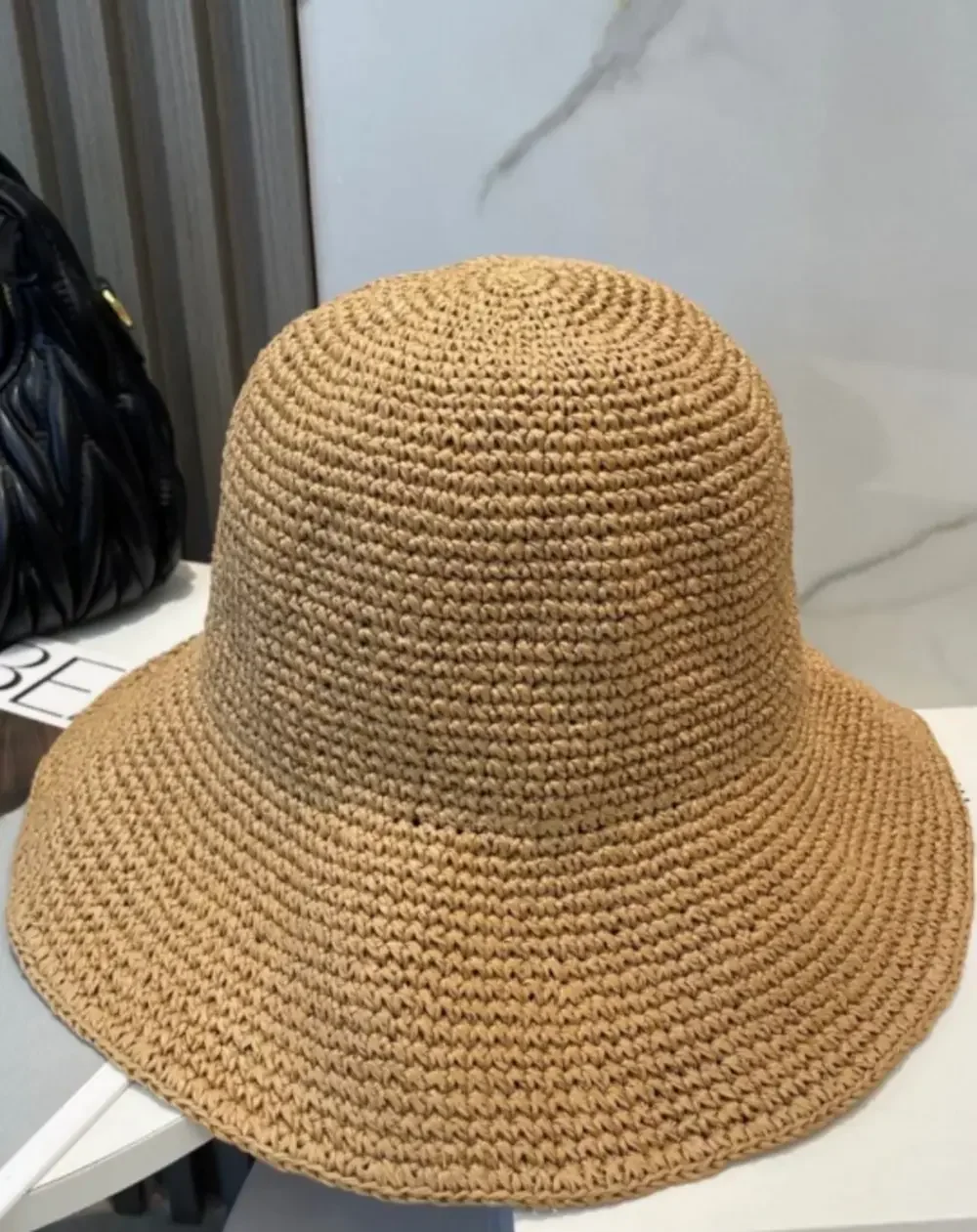 Miu Miu Khaki - Straw Fisherman's Hat